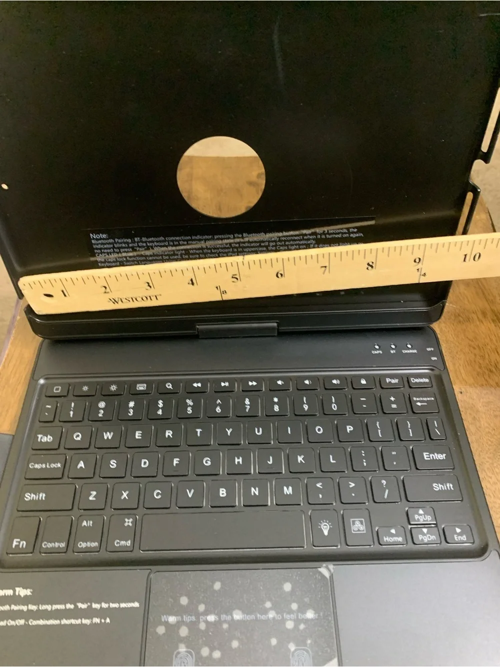 Black Bluetooth Keyboard Case for Tablet/ iPad